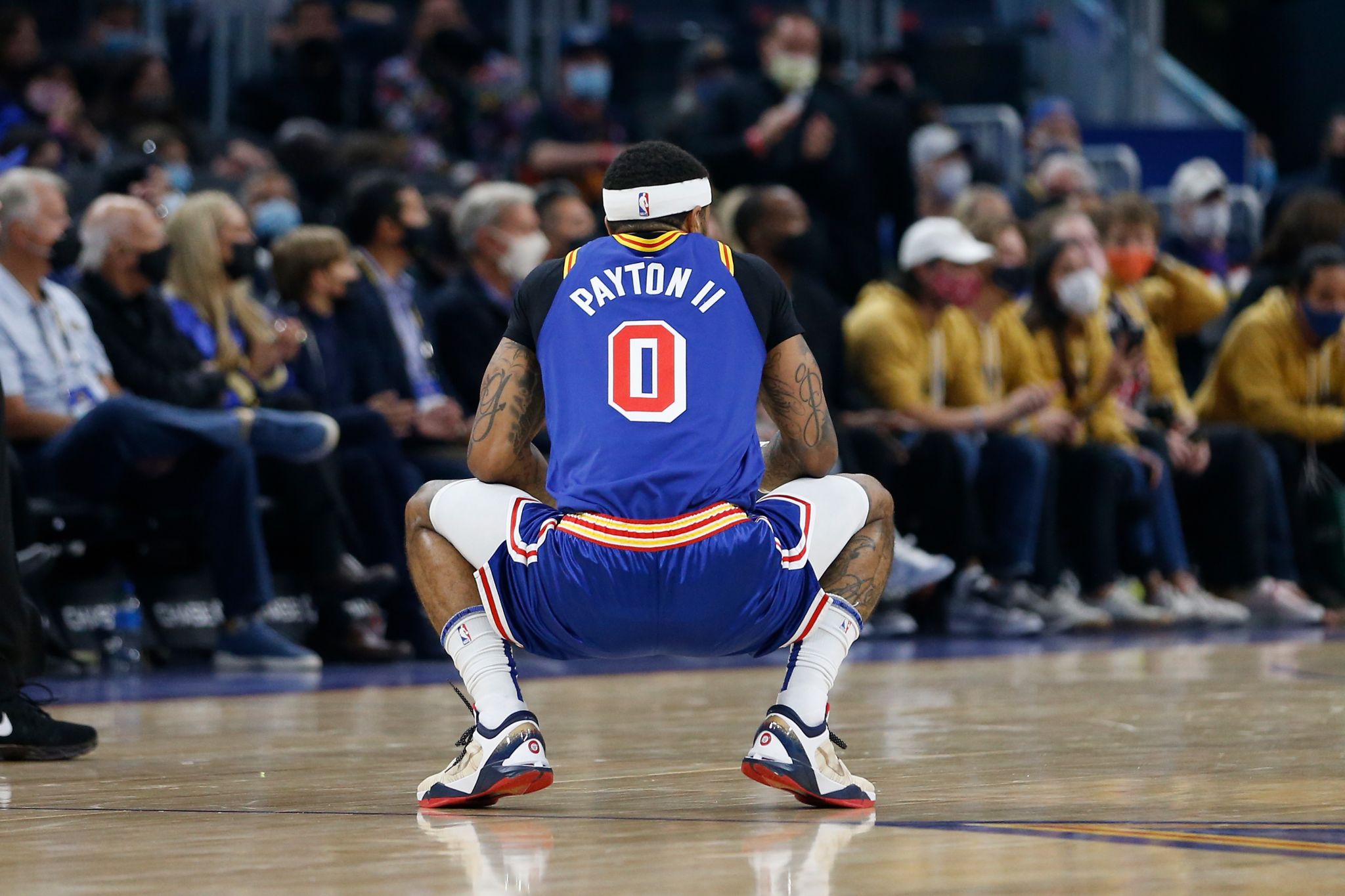 Warriors guard Gary Payton II dished the ultimate assist to a Pacers fan on Monday night