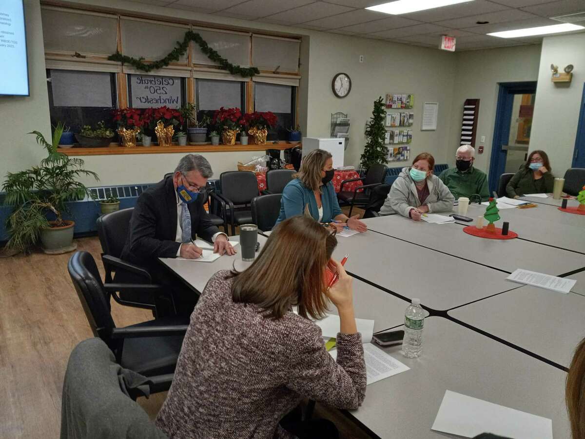 Members of the Winchester Board of Education and the Gilbert School Corp met in December to discuss a draft 10-year contract between the two groups. So far, the boards have not met again to discuss it.
