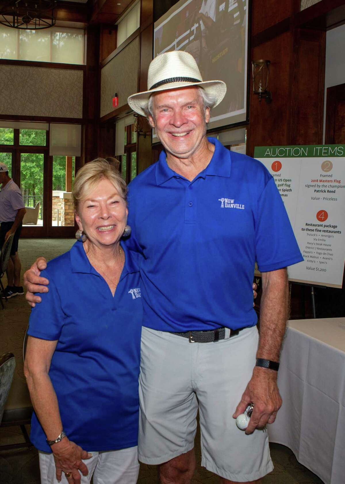 Odette D'Agostino and her co-chair, Brady Hull, worked together on New Danville's first golf tournament called Play a Round for the Wranglers this year. The Willis-based nonprofit that serves adults with intellectual and developmental disabilities recently received a donation from the Houston Texans.