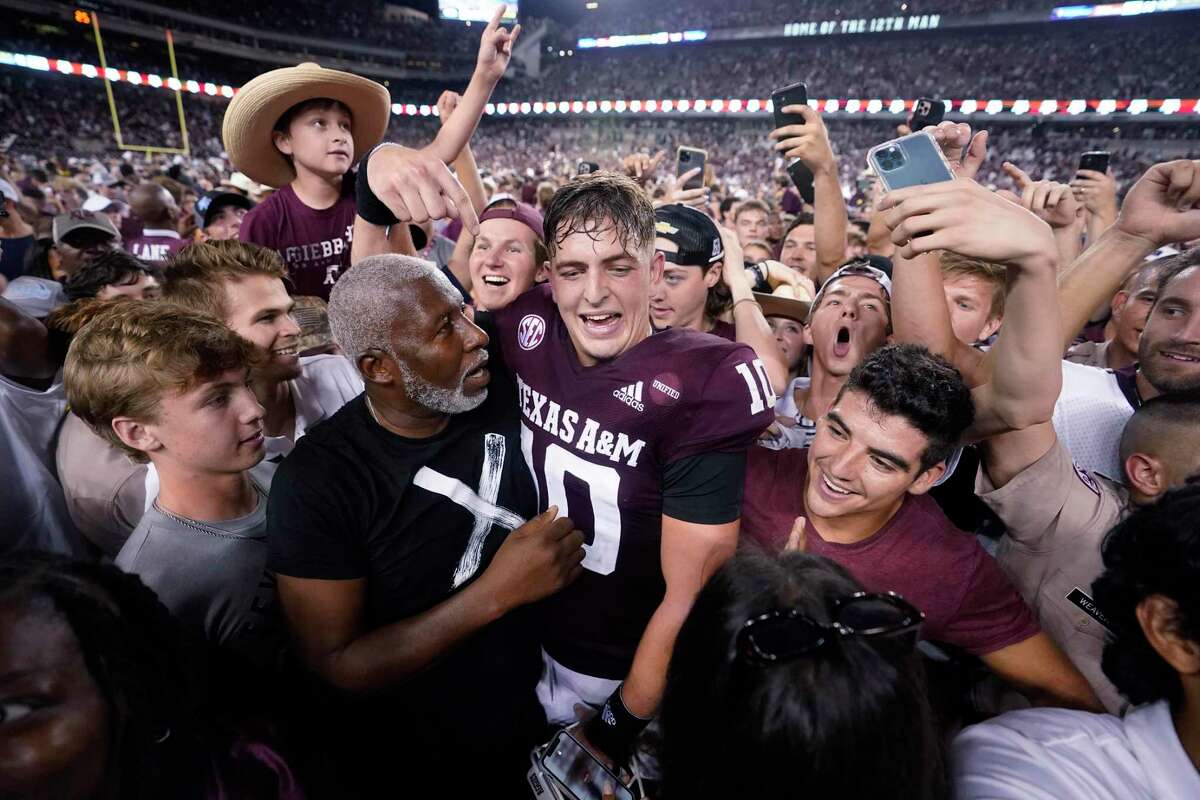 Zach Calzada was the toast of the town in College Station after leading the Aggies to an upset of Alabama but now he’s looking for greener pastures.