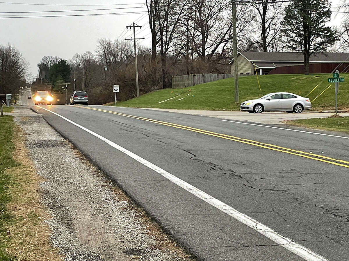 Rush hour traffic started to pick up on Route 162 at Keebler in Maryville Tuesday evening. A roundabout project at this location goes out for bid next month.