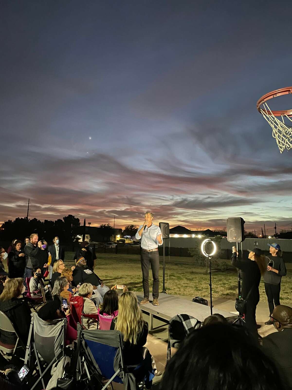 Gubernatorial candidate Beto O’Rourke visited Midland Tuesday, Dec. 14, 2021.