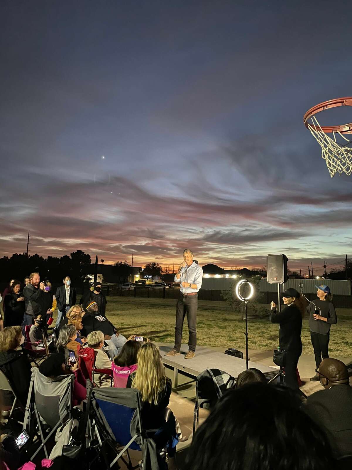 Gubernatorial candidate Beto O’Rourke visited Midland Tuesday, Dec. 14, 2021.