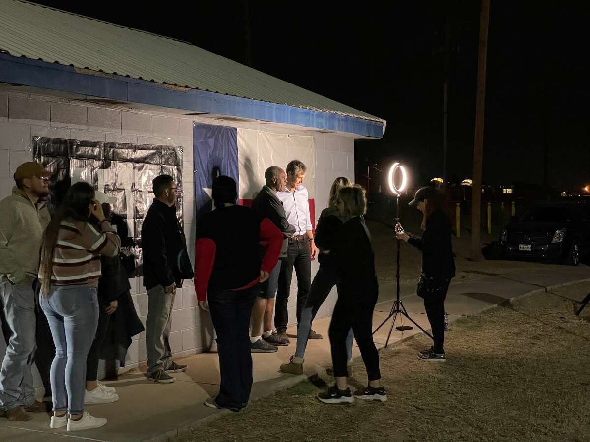 Gubernatorial candidate Beto O’Rourke visited Midland Tuesday, Dec. 14, 2021.