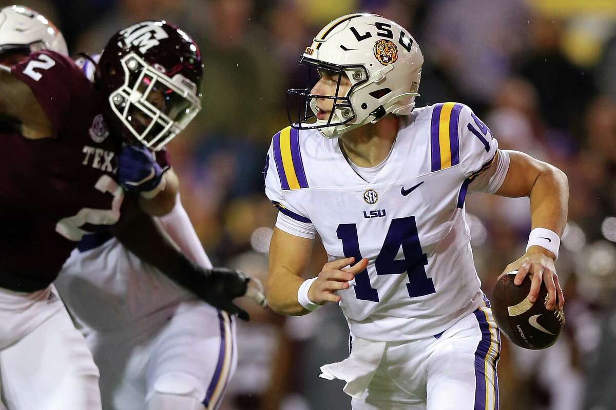 LSU's Max Johnson engineered a game-winning drive to beat Texas A&M on Nov. 27, and now he could be joining the Aggies.