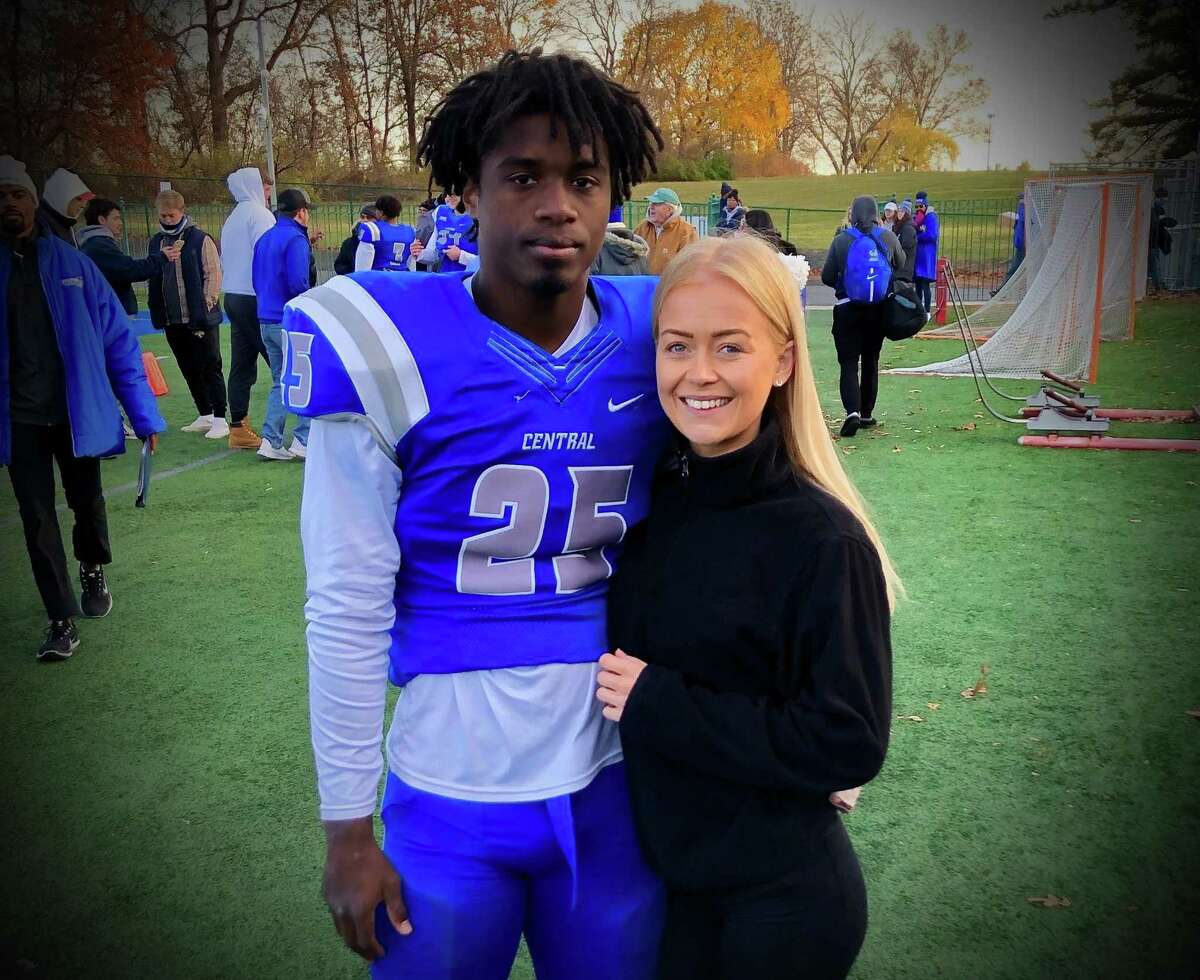 Sara Alexandersson with her boyfriend, Jayden Anderson.