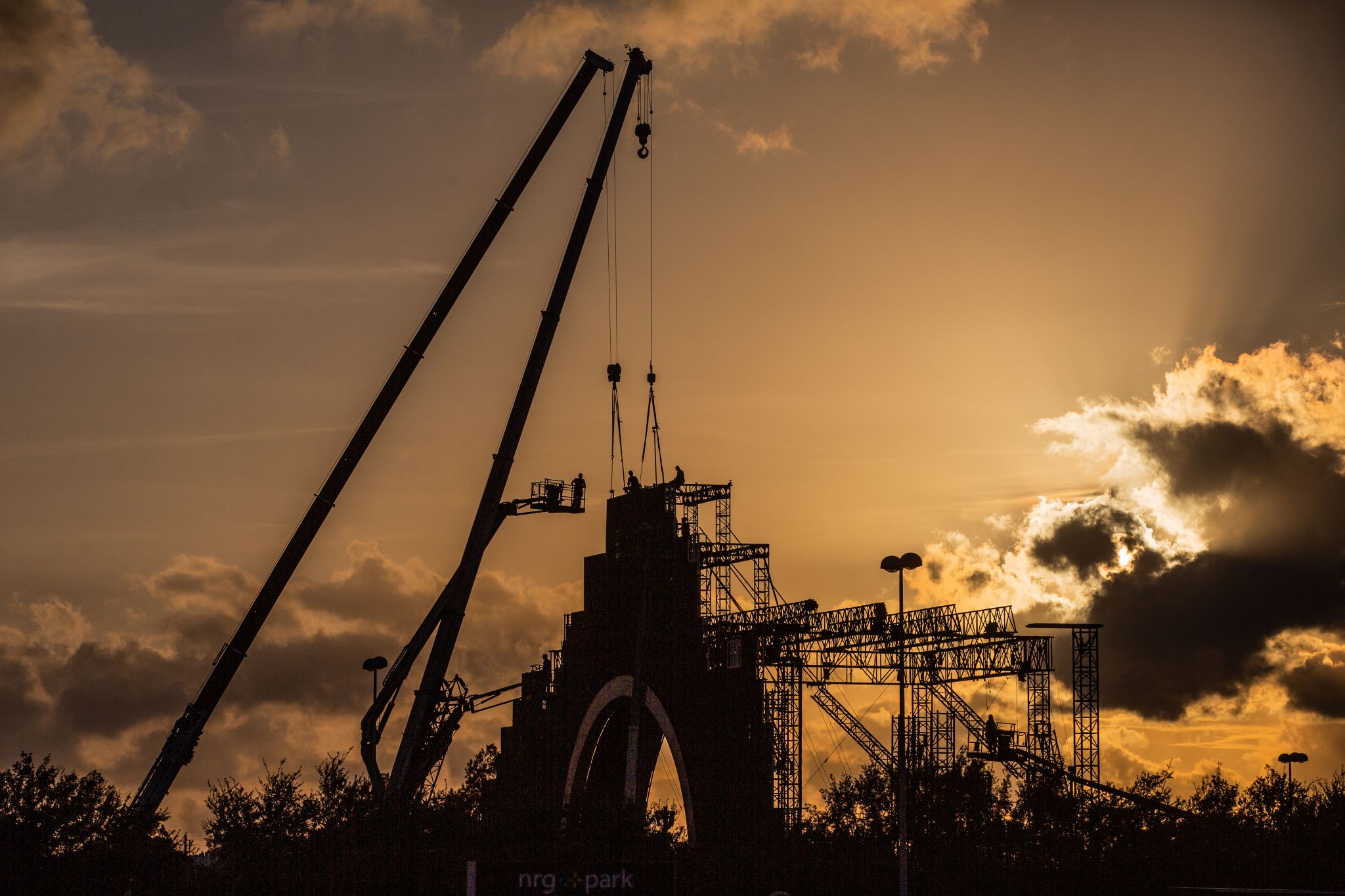 Astroworld festival set at NRG Park finally disappears, one month after the tragedy - Vimarsana News