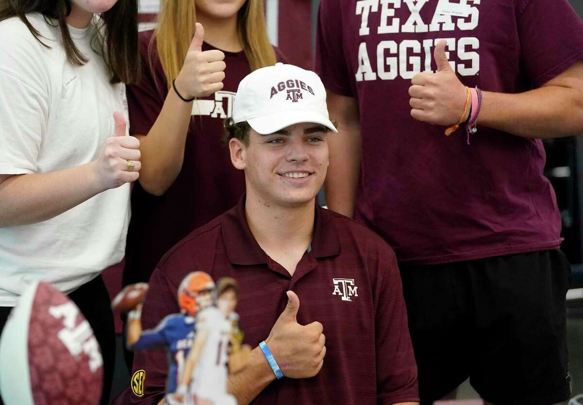 The Texas A&M recruiting class, led by Bridgeland’s Conner Weigman, was getting more than a two thumbs up review from the recruiting services.
