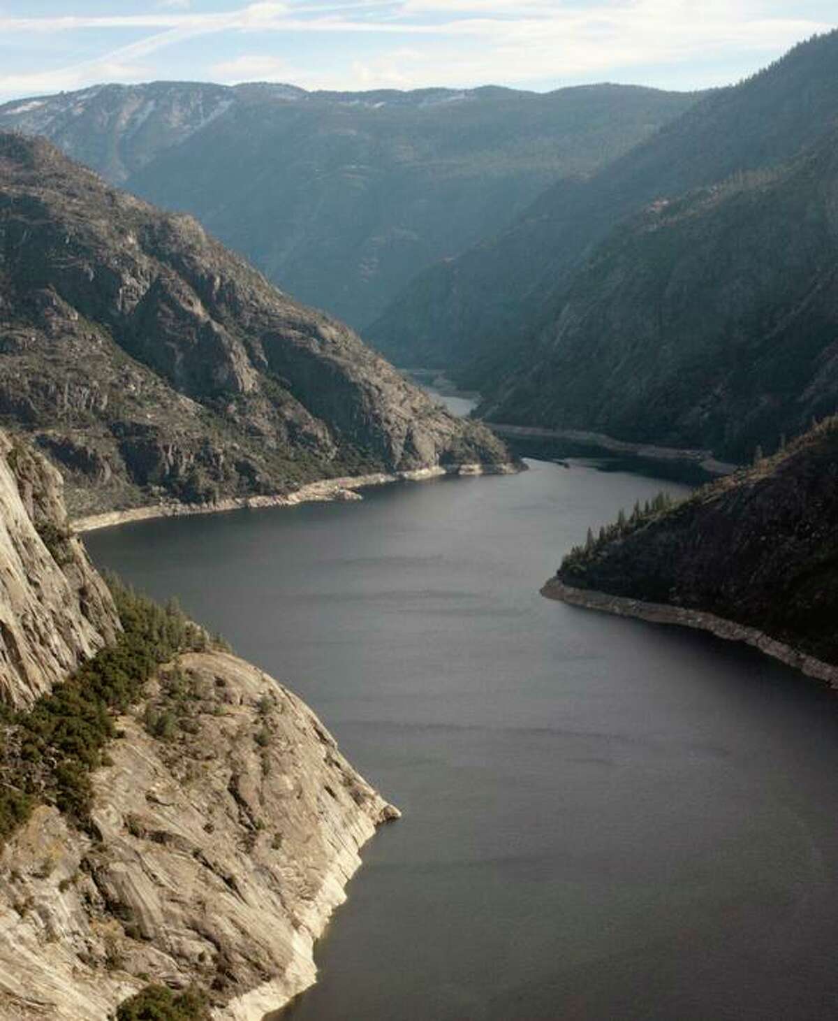 Hetch Hetchy was once a Sierra Valley with granite cliffs towering above.