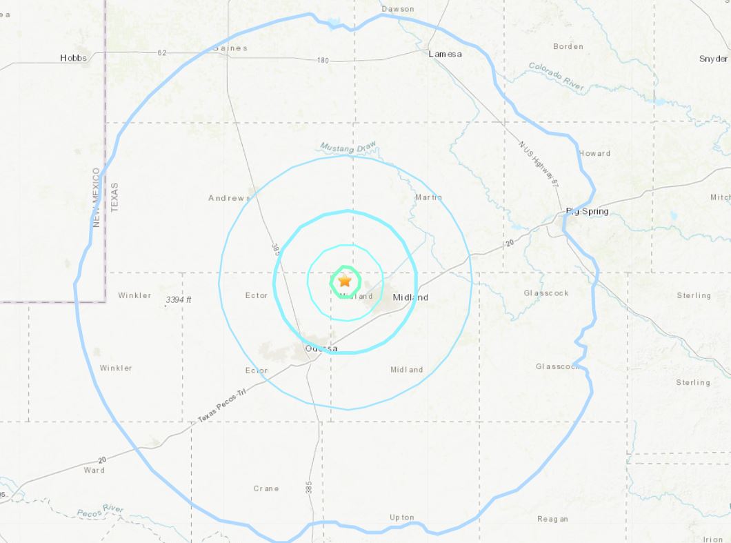 Things to know about series of earthquakes near Midland