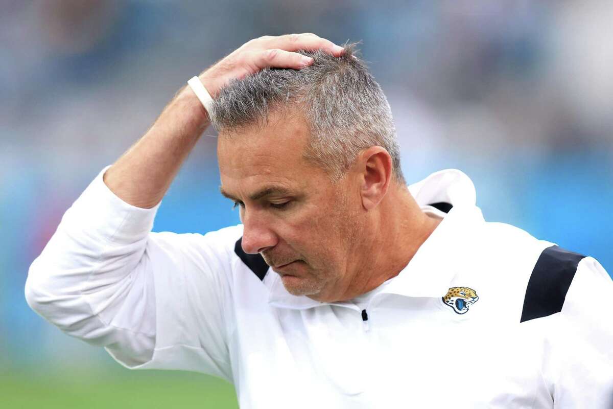 Urban Meyer’s tumultuous NFL tenure ended after just 13 games — and two victories — when the Jacksonville Jaguars fired him early Thursday.