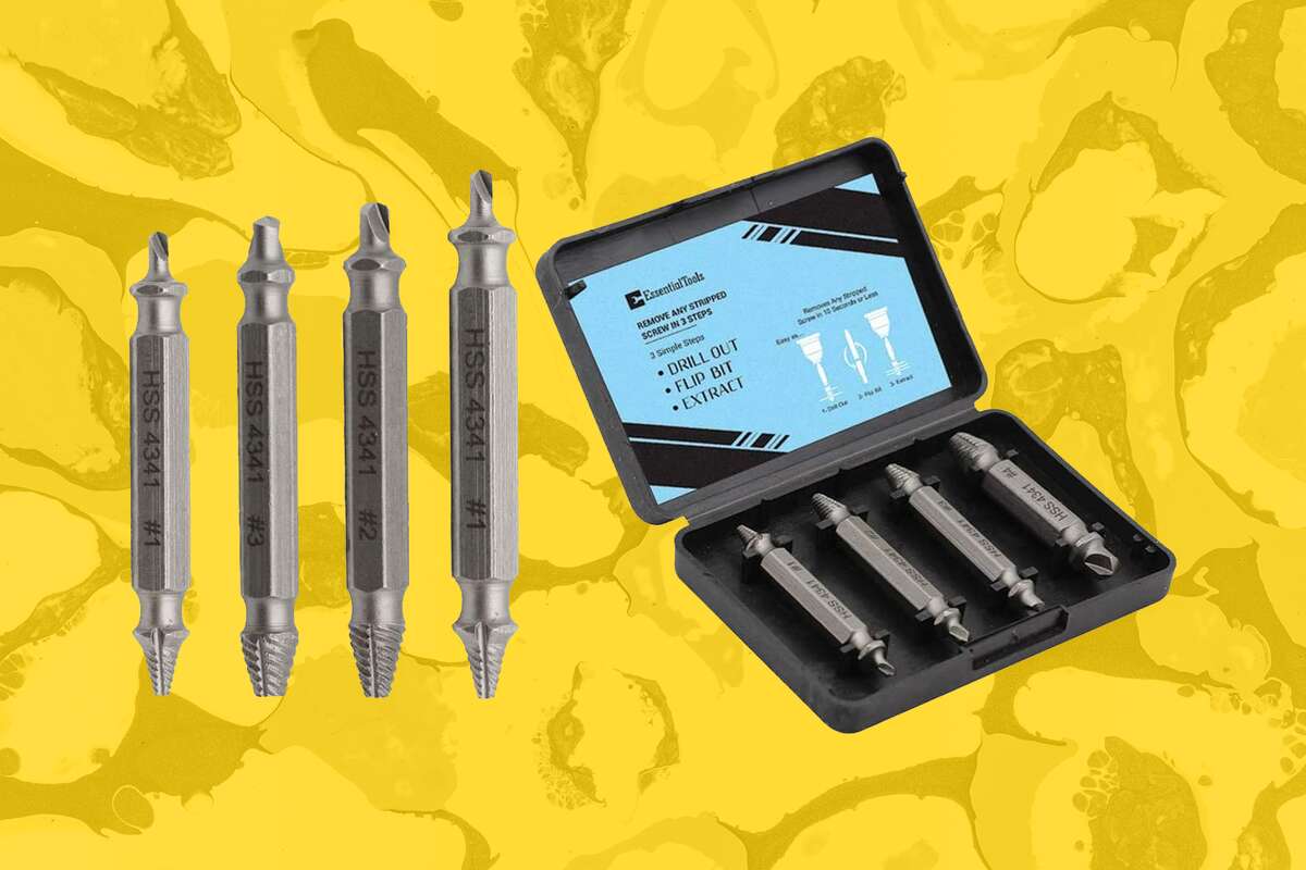 Unscrew stripped screws with this 10 stripped screw extractor kit from