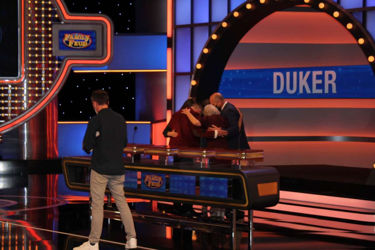 The Duker Family, of Albany, participated in four games of "Family Feud," with the final installment slated to be aired on Friday, Dec. 17, 2021.
