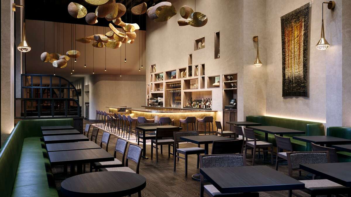 A rendering of Occitania, a new restaurant opening at 2401 Broadway, Oakland.