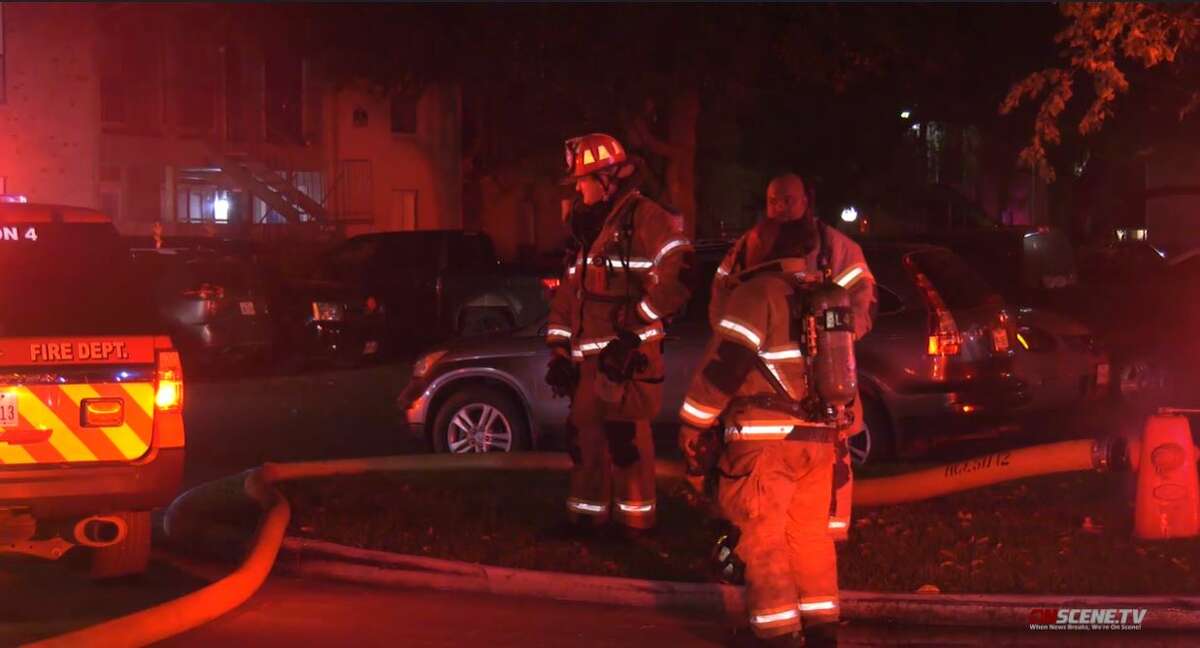 A fire broke out at a Harris County apartment complex early Friday, damaging multiple units, according to the Harris County Fire Marshal’s Office.