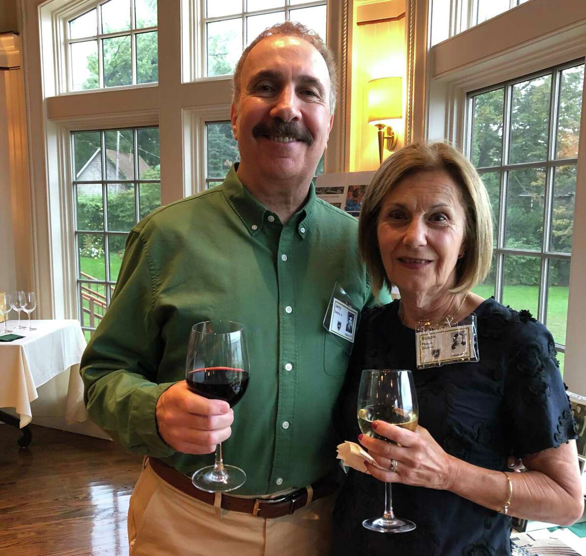 Jerry and Sue Zezima at their recent 50th high school reunion in Stamford, Conn.