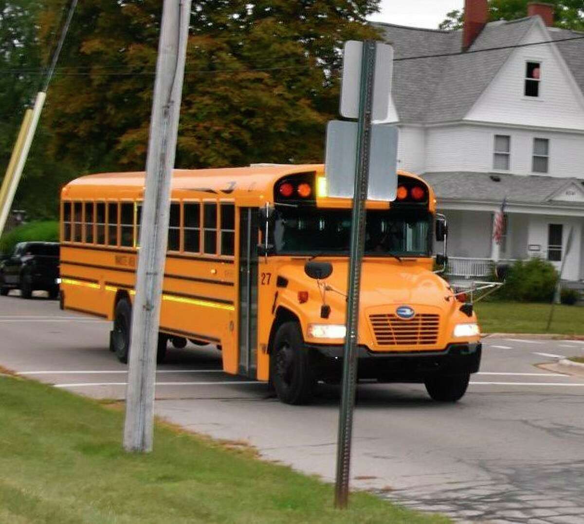 FILE -- An incident took place on a Manistee Area Public Schools bus on Jan. 25, 2023. Students were moved to a different bus, and are reported to be safe.