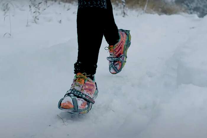 Yaktrax Run Traction Cleats for Running on Snow and Ice Small