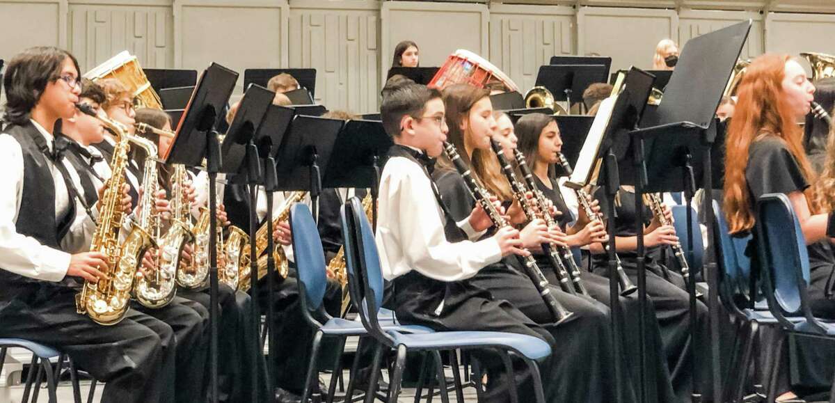 Tex Hill Middle School honors band members perform Thursday at The Midwest Clinic in Chicago.