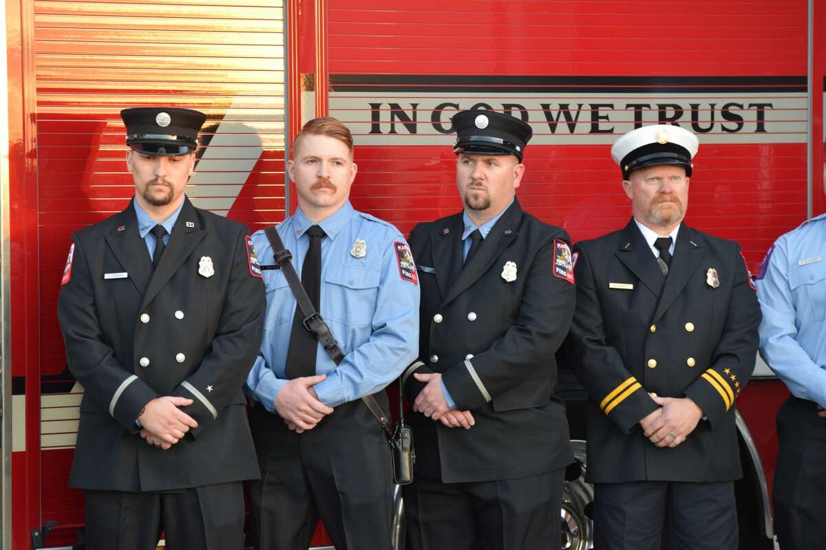 Plainview Fire Department pushes new engine into service