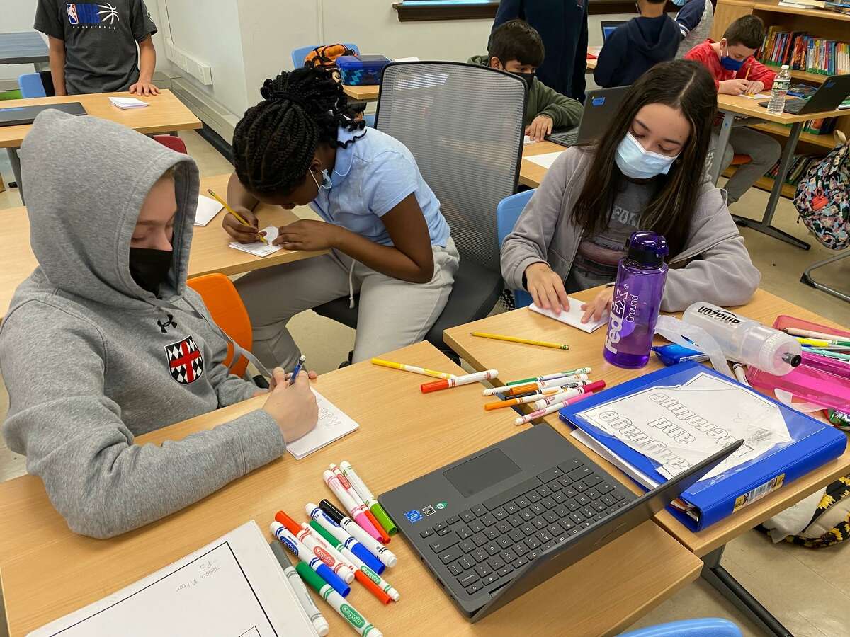 In Photos Strawberry Hill School students create gifts for Stamford