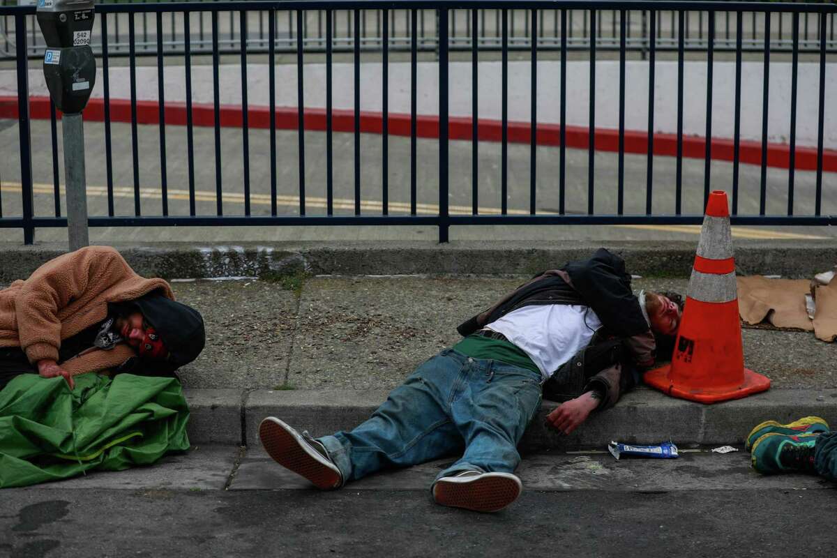 Signs of drug use are common on the Tenderloin’s streets.