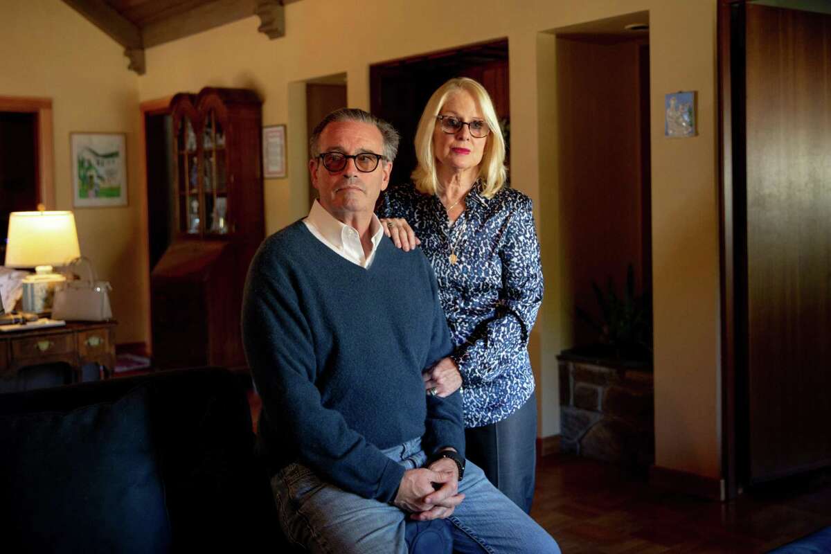 Mary and Ed Ternan at their home in Pasadena, California on Thursday, October 28, 2021.