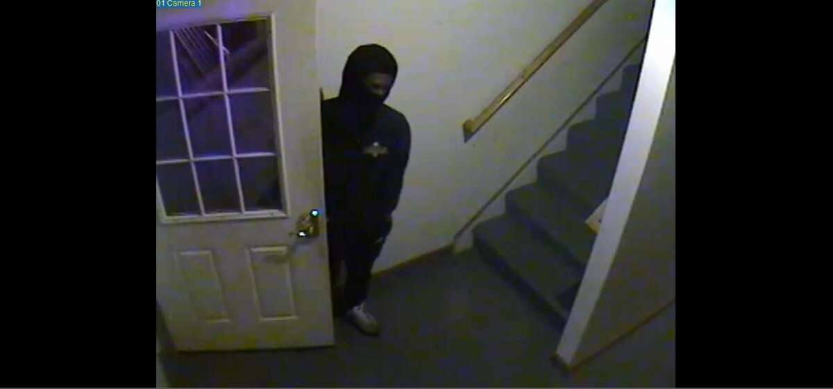 The suspect in a home burglary was caught on video footage from a Stamford multi-family home.