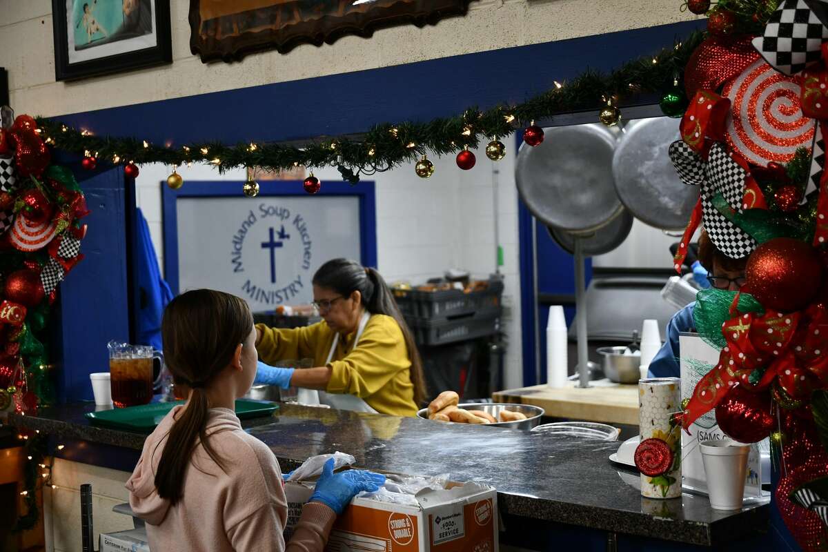 The Midland Soup Kitchen Ministry hosted its annual Christmas Community lunch Monday, Dec. 20, 2021.