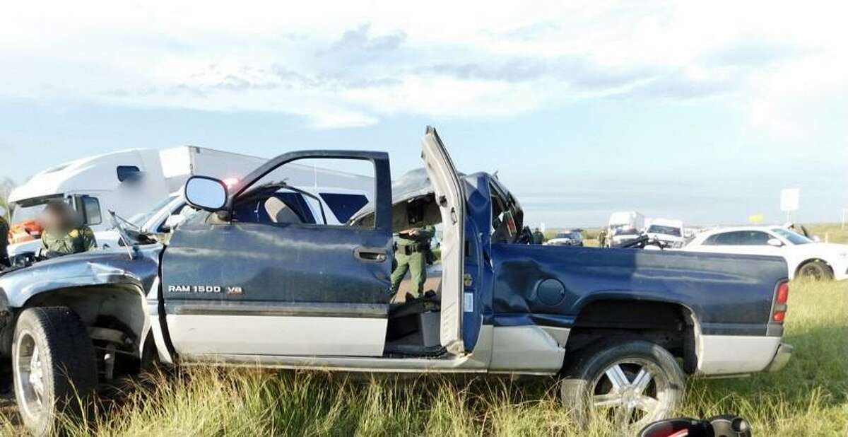 A pickup truck ran into the back of a parked tractor-trailer on Saturday, Dec. 20, 2021, as two of the five passengers died.