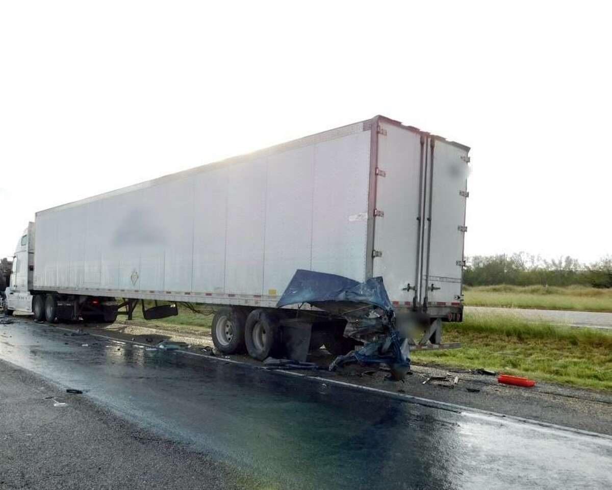 The driver of the semi-trailer was not injured in the accident.