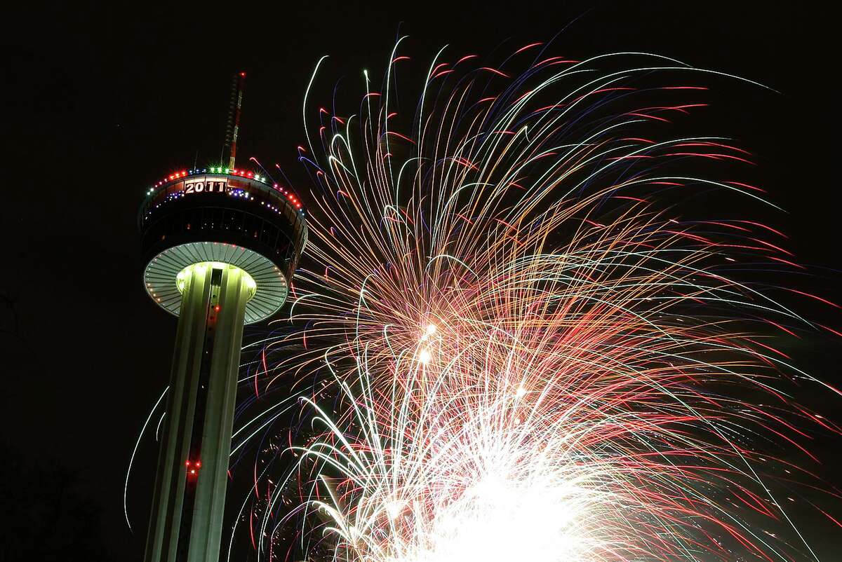Fireworks burst near the Tower of Americas in 2011. With a new year brings the promise of change. Why, hello there, 2022. We wonder what joys and sorrows you will bring.