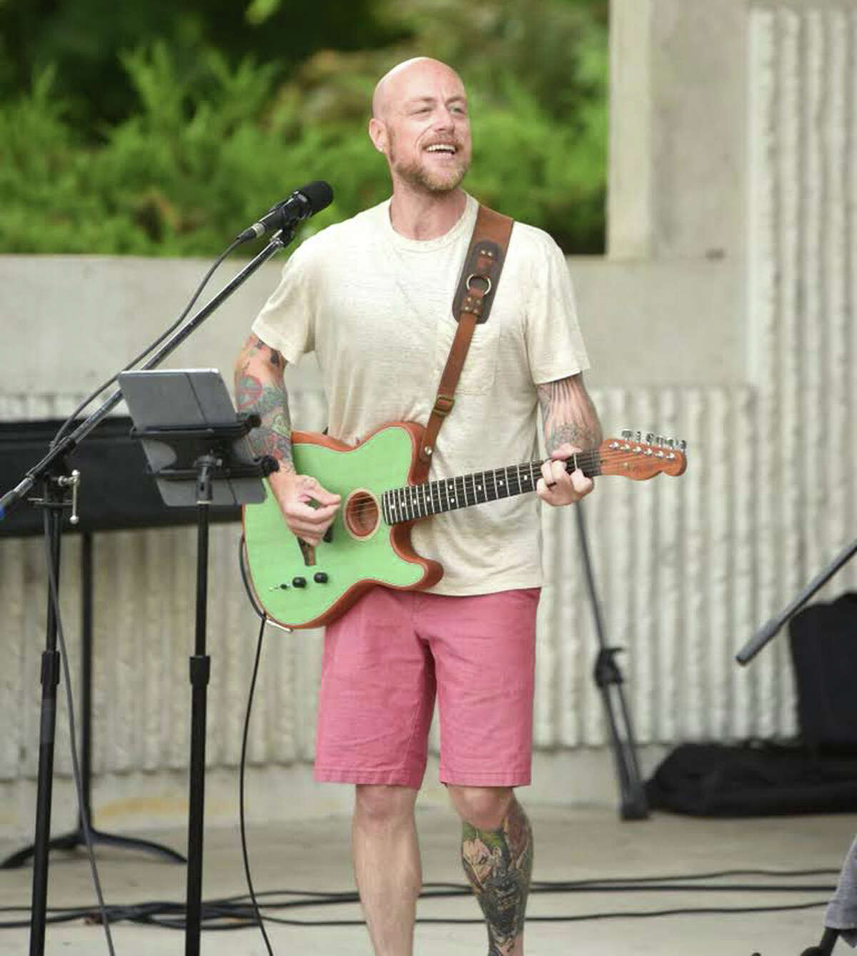 Big Rapids resident and real estate agent Chris Jane visited the Mecosta County Jail last week to perform some entertaining music and engage with inmates. 
