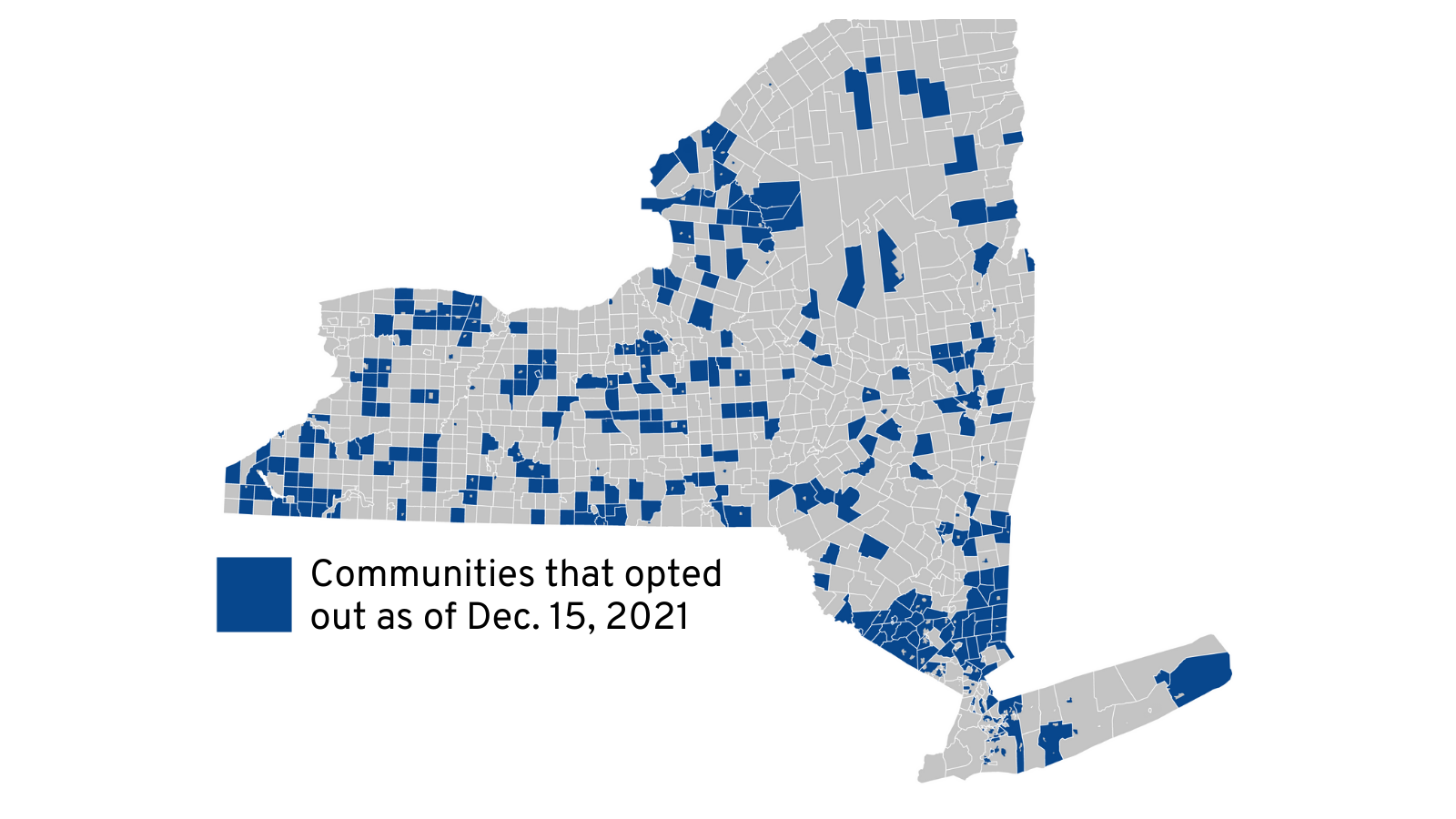 Map shows more New York towns, cities opting out of marijuana as