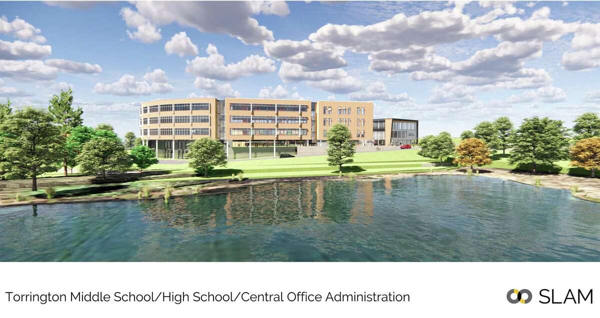 Rendering for Torrington’s middle-high school project.