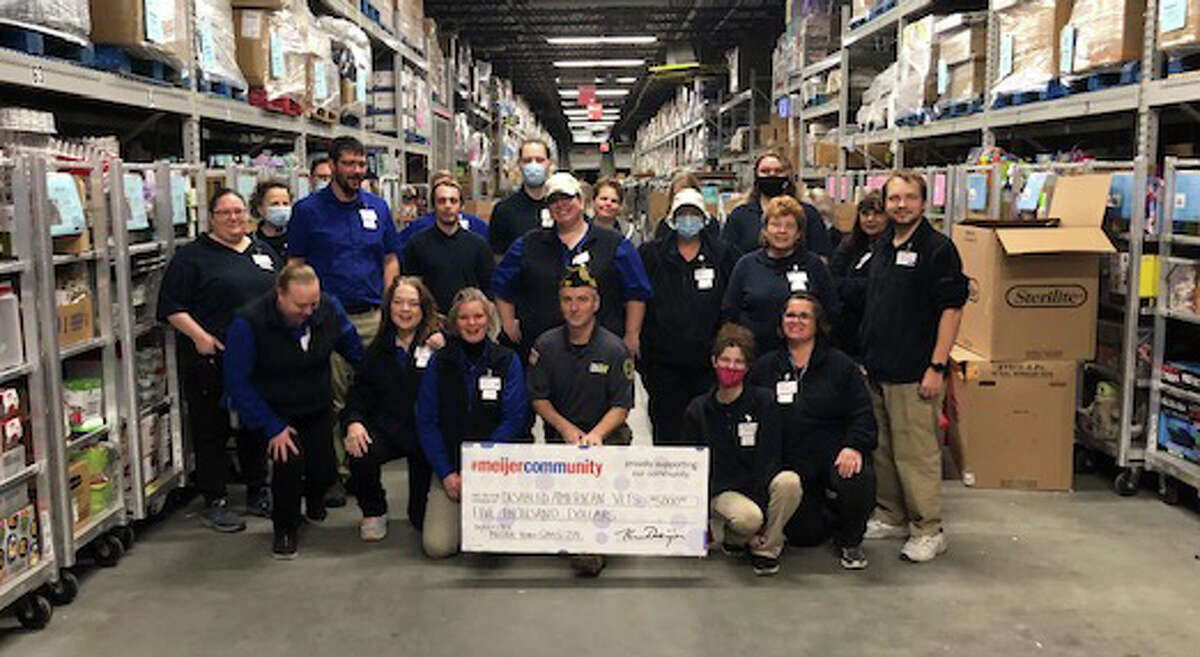 Meijer in Manistee donated $5,000 to the Disabled American Veterans in Manistee.