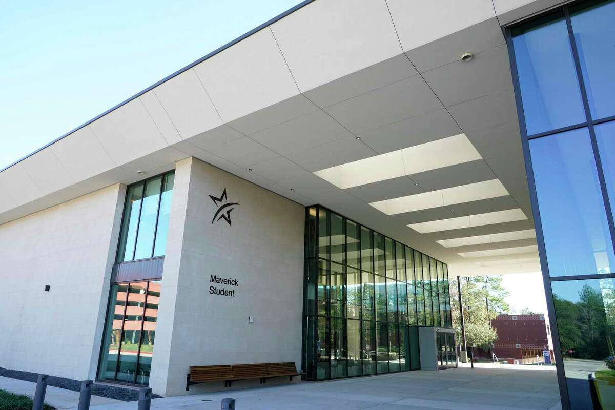 New student and conference center that will open next semester on the campus of Lone Star College Montgomery, 3200 College Park Dr., is shown Wednesday, Dec. 22, 2021 in Conroe.
