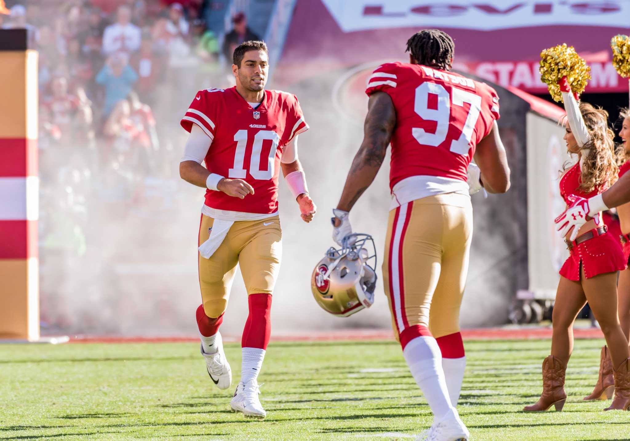It's 49ers' Garoppolo vs. Titans four years after upset that started a craze