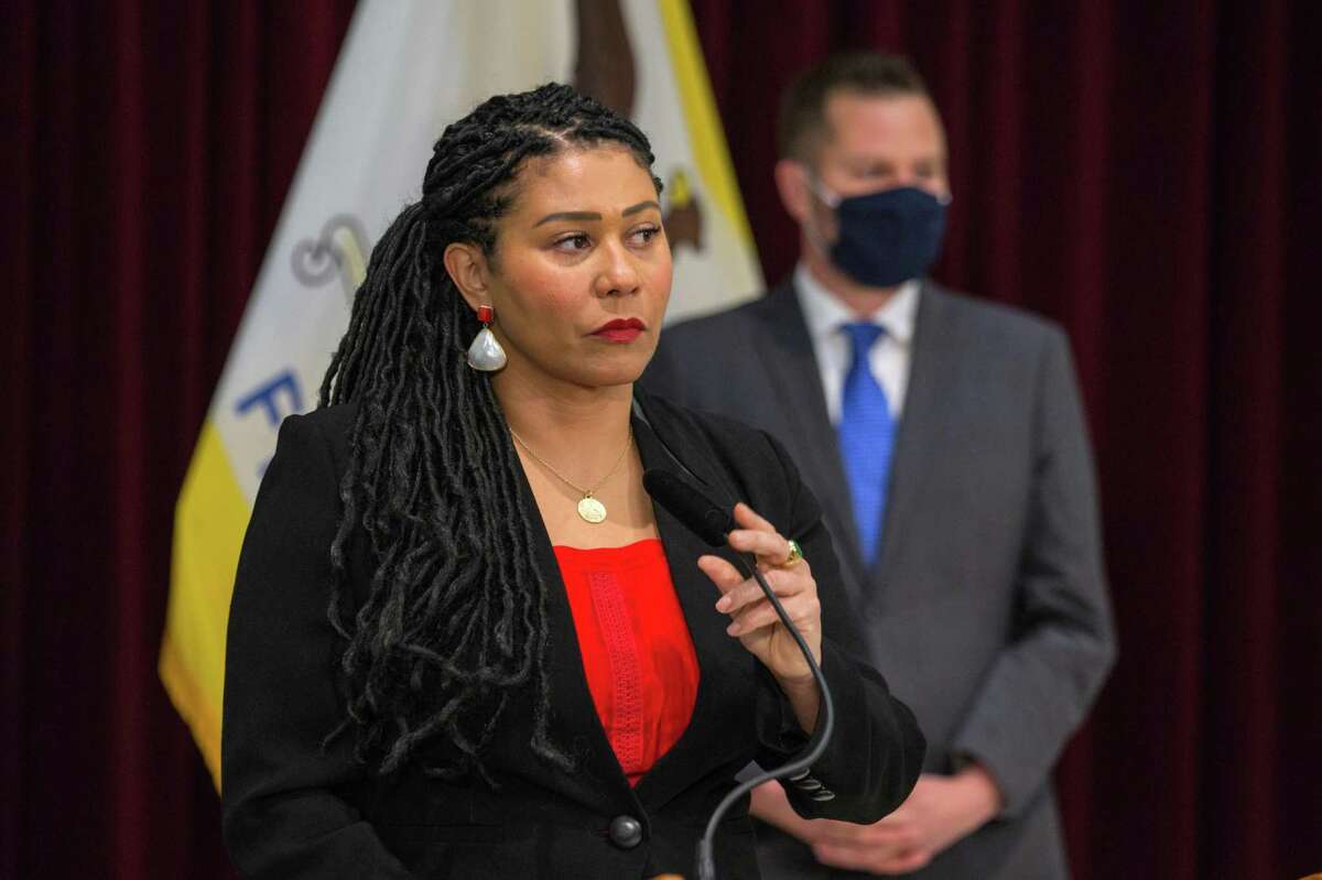 San Francisco Mayor London Breed joins city officials to declare a state of emergency in the Tenderloin this month.