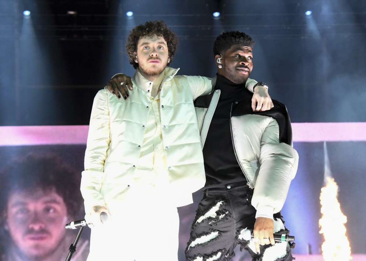 #24. ‘Industry Baby’ by Lil Nas X featuring Jack Harlow Lil Nas X teamed with fellow rapper Jack Harlow for this track and its accompanying music video, which stirred a great deal of controversy. The LGBTQ+ rapper is best known for his megahit “Old Town Road.” Writing for NPR, Reanna Cruz called the song “an exercise in braggadocio; a triumphant, horn-driven beat from Kanye West and Take A Daytrip.” “Industry Baby” garnered a nomination for Best Melodic Rap Performance at the 64th Annual Grammy Awards.
