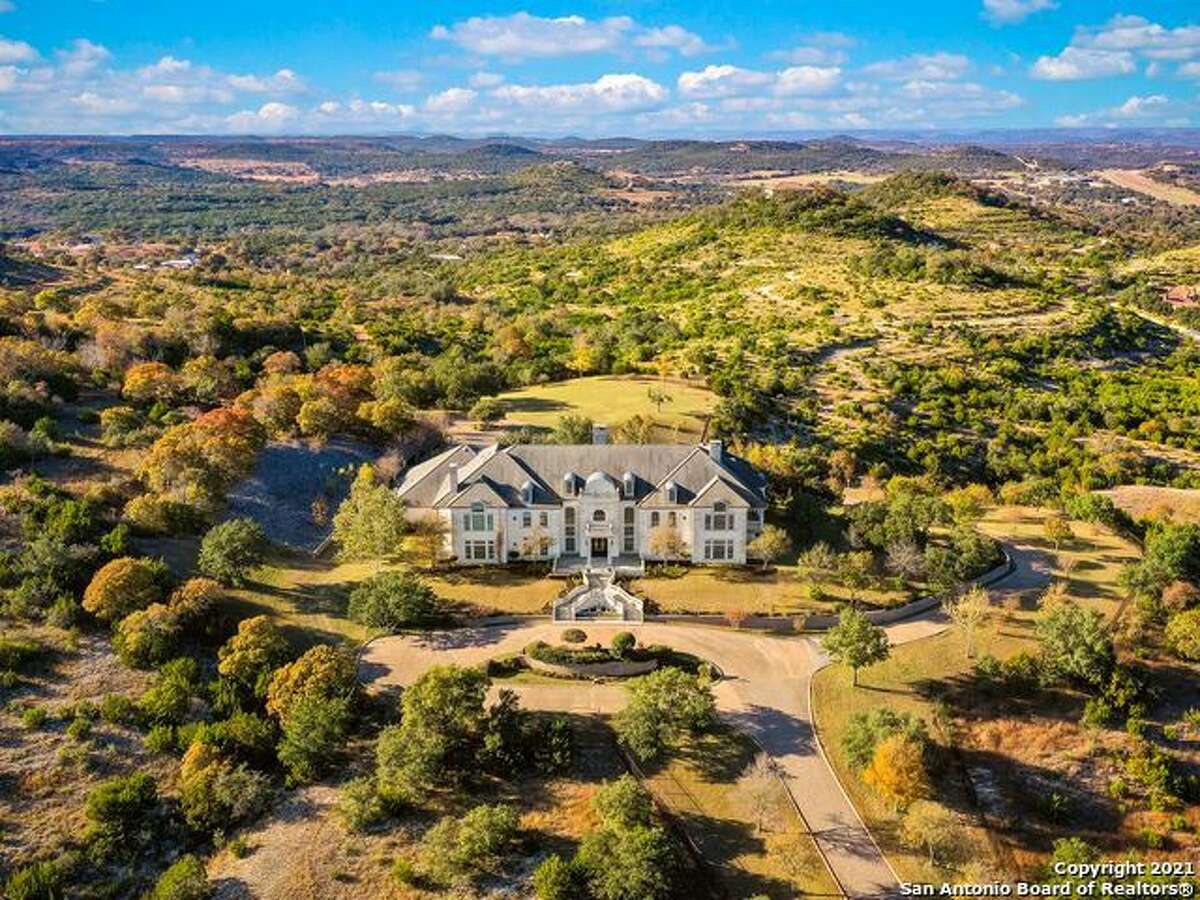 Perched atop 79.6 hilltop acres, this Boerne villa can be yours for $5 million. 