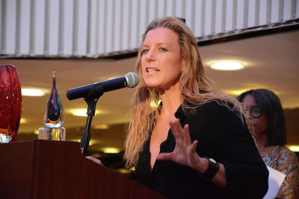 Allison Stockel received the Heart of Arts award during the Cultural Alliance of Western Connecticut 9th Annual Business Supports the Arts Award Breakfast at the Matrix in Danbury on Wednesday, October 15, 2015.