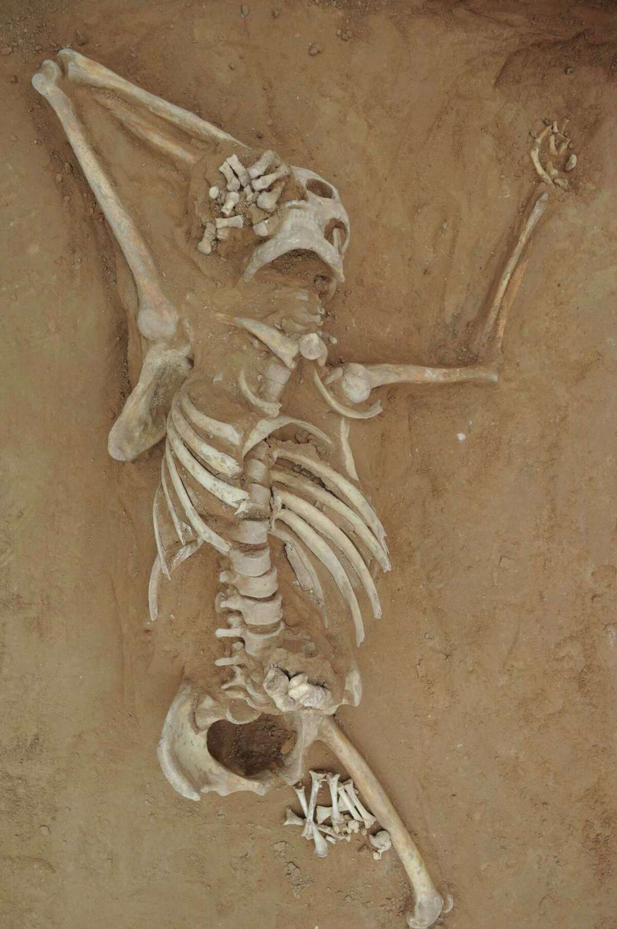 1,500-Year-Old Skeletons Found Locked in Embrace in Chinese