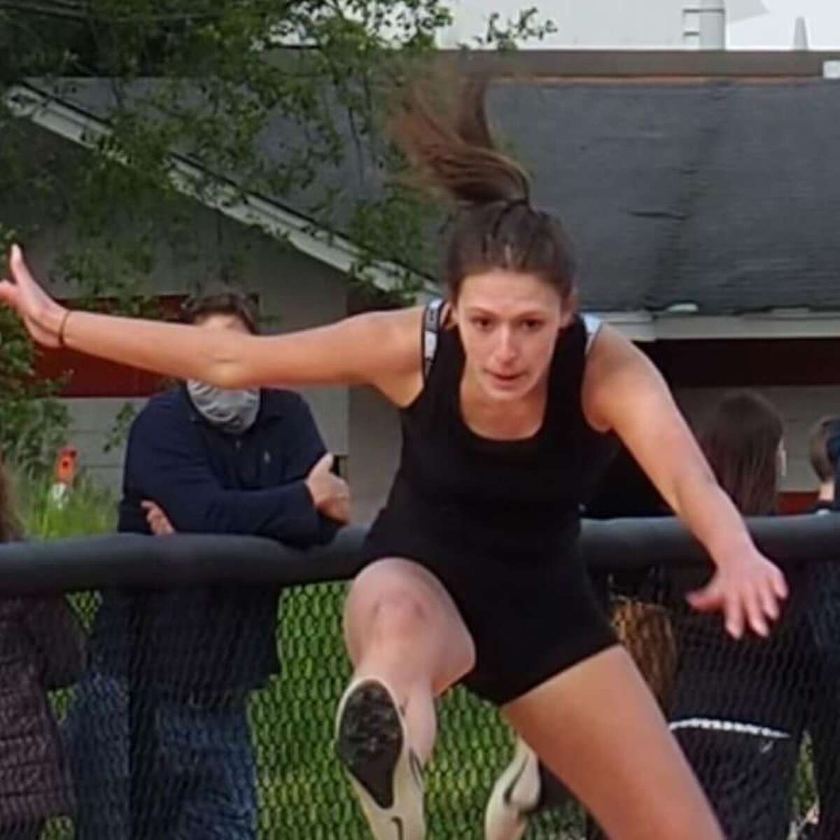 Audrey Kozak followed up her outdoor success as a sophomore by taking a pair of firsts in the SCC Developmental indoor meet.