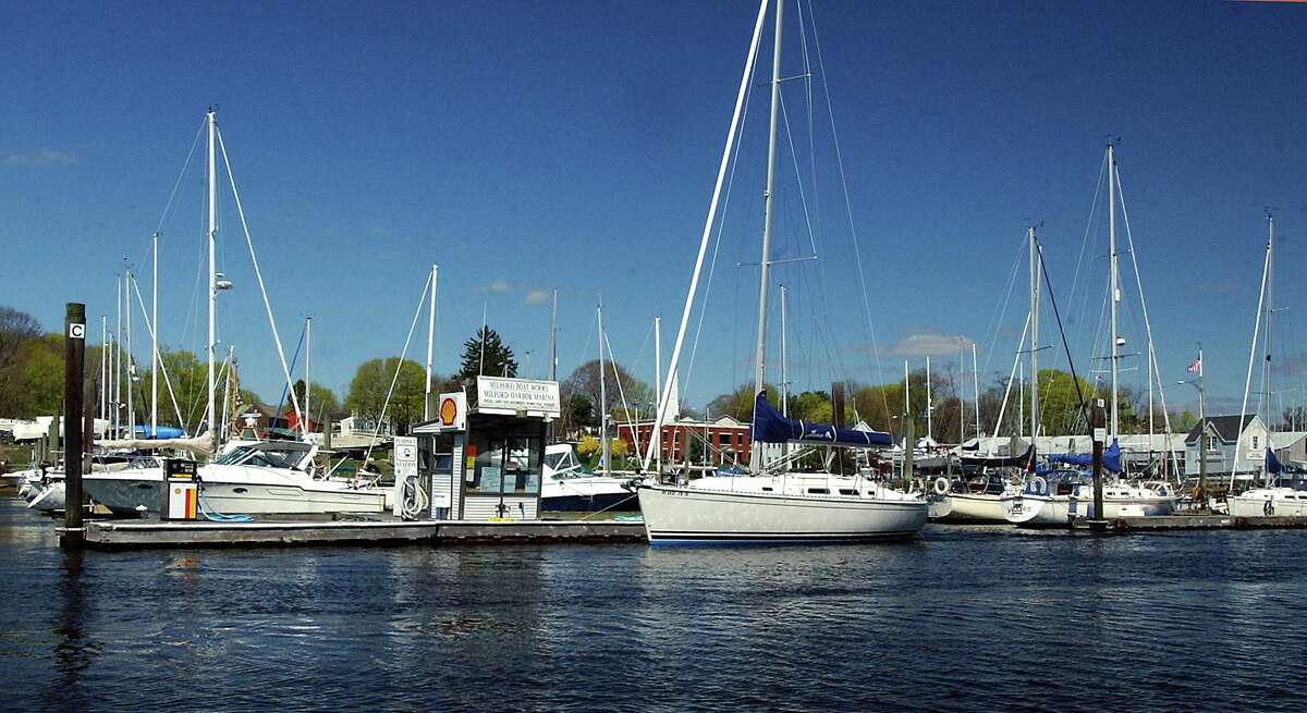 The Milford Landing Marina.