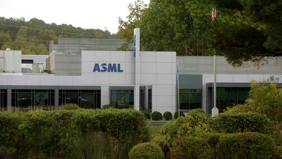 ASML manufacturing and design center in Wilton, Conn. Monday, October 18, 2021.