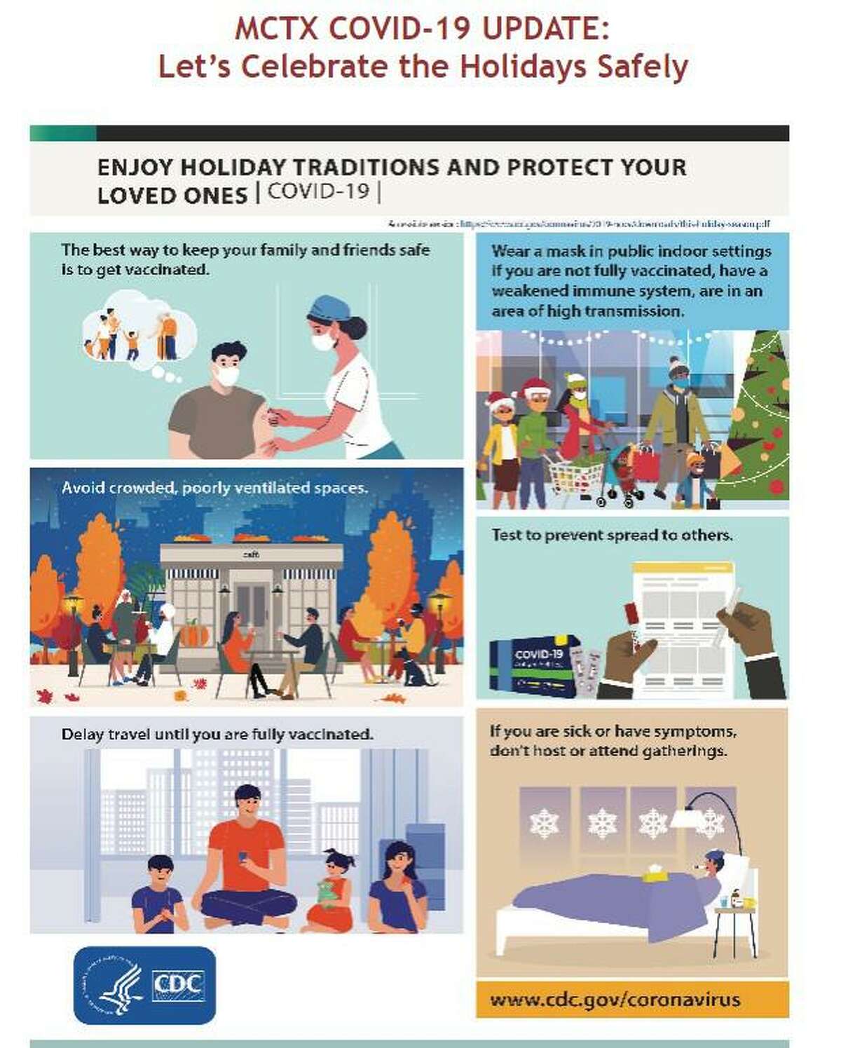 Missouri City advises residents to practice COVID-19 safety protocols during holiday season.