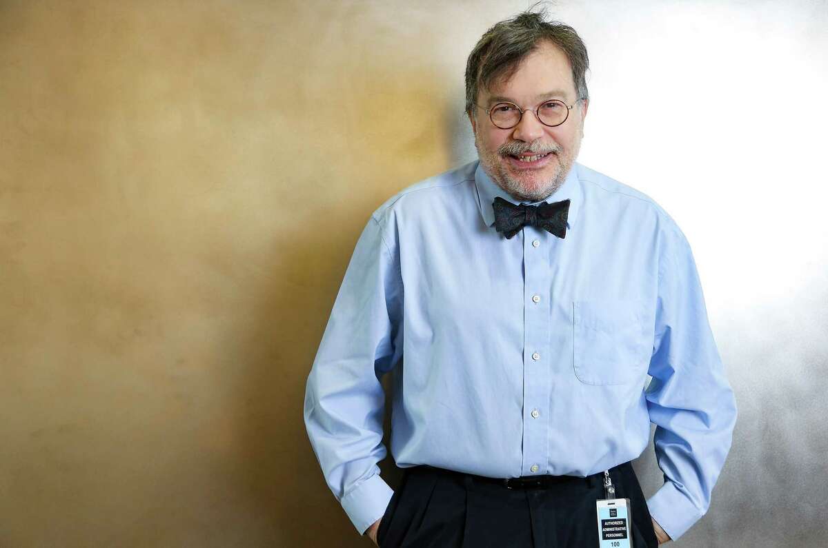 Dr. Peter Hotez at the Michael E. DeBakey Library and Museum in Houston on Thursday, Jan. 28, 2021.