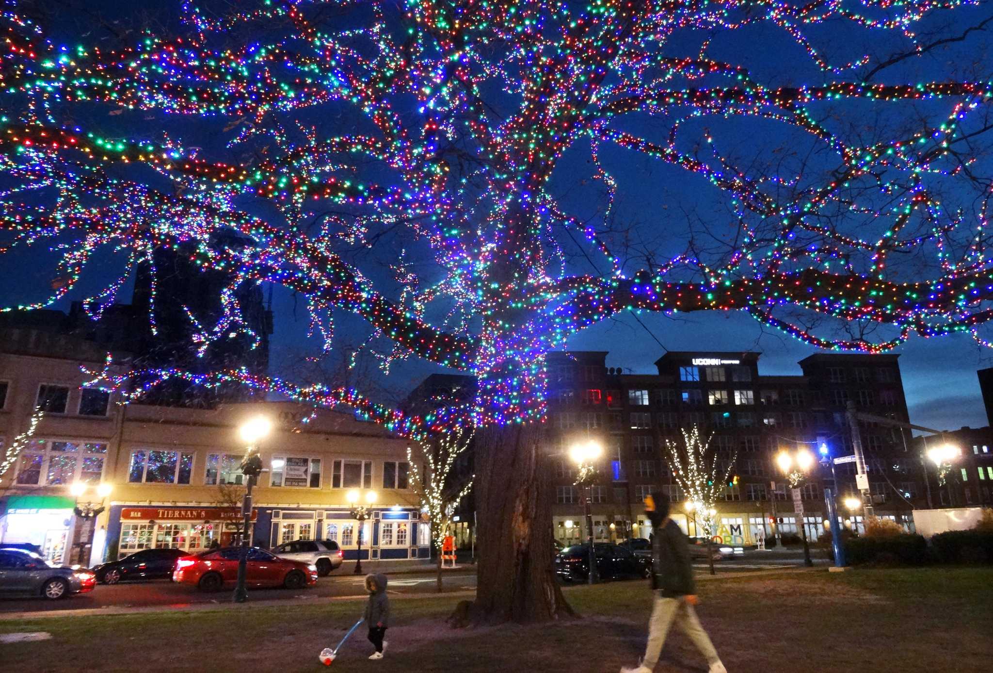 In Photos See the holiday lights on display in Downtown Stamford