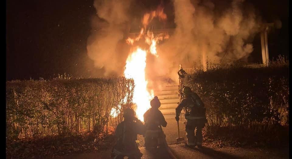 Officials: Porch fire spread to first floor of Shelton home under construction - Vimarsana News